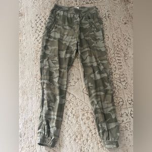 SO Army Camo Print Jogger Pants